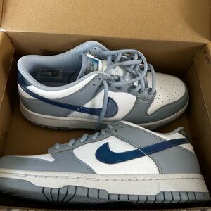 Nike Dunk Low Next Nature Blue Whisper Iridescent size 7Y=W8.5 BNWB DEADSTOCK